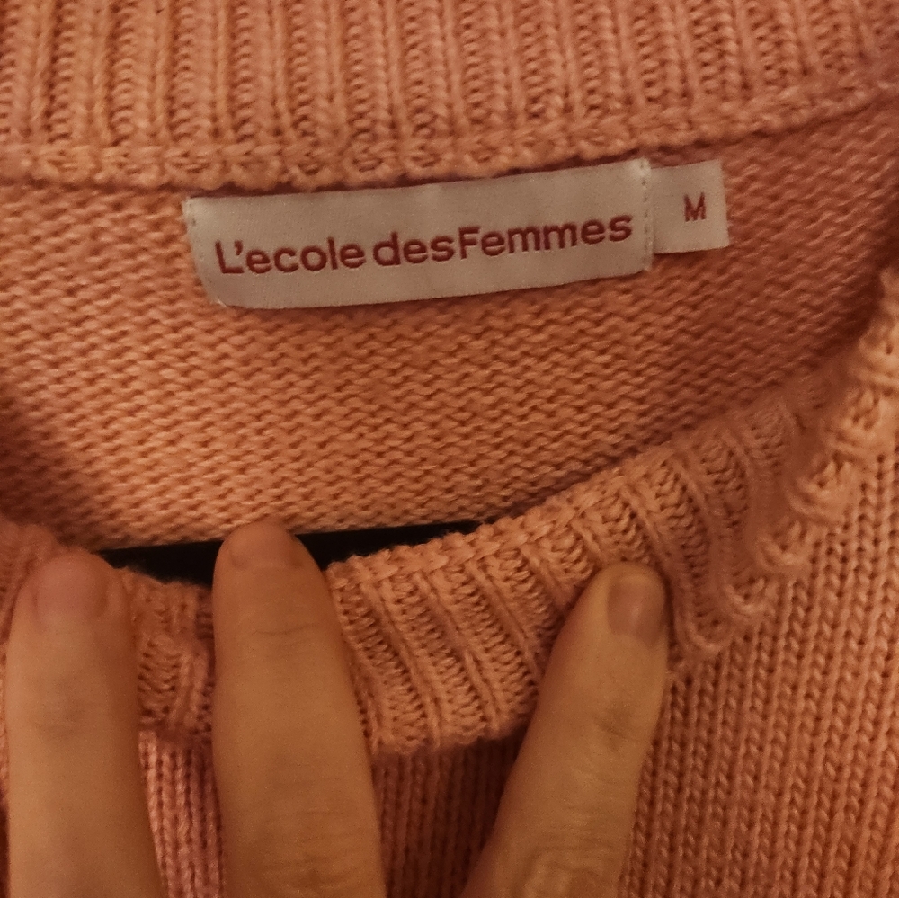 L'ecole des Femmes Bunny Sweater M - Picture 3 of 6